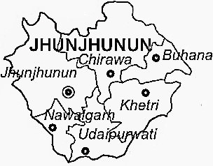 25+ Rajasthan Jhunjhunu District Map