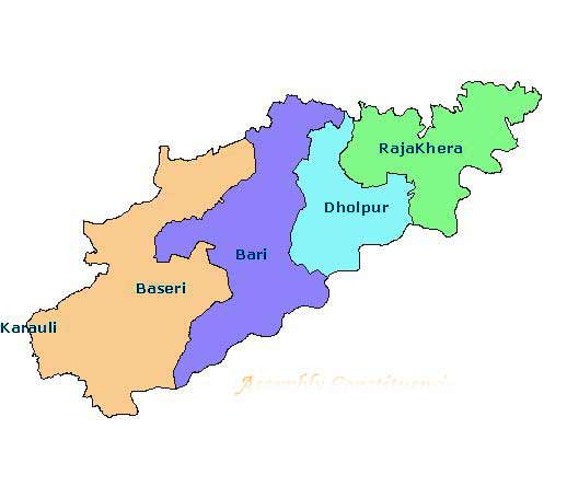 Dholpur District Map - View Dholpur District Road Map of Dholpur District