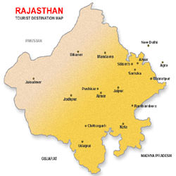 Rajasthan Map - Map of Rajasthan Political Tourism Wildlife Map ...